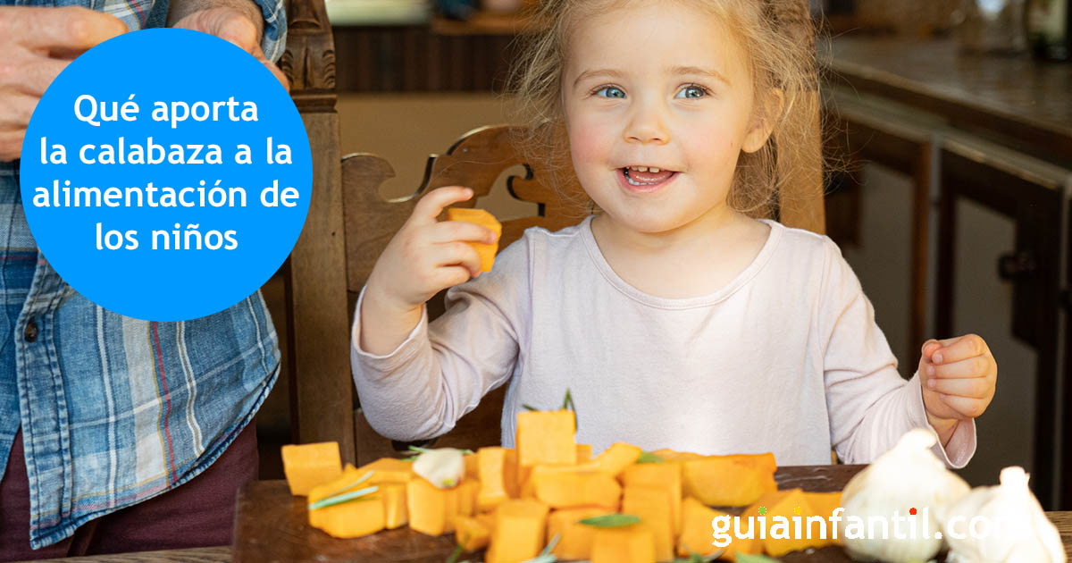 beneficios del zapallo o calabaza para los niños