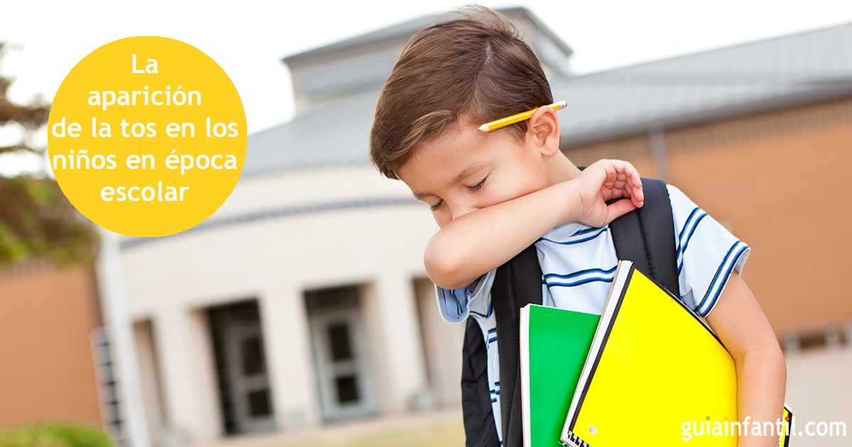 La tos en los niños en época escolar es más frecuente