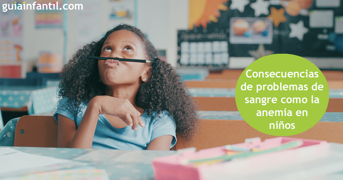 Problemas de sangre como la anemia en los niños
