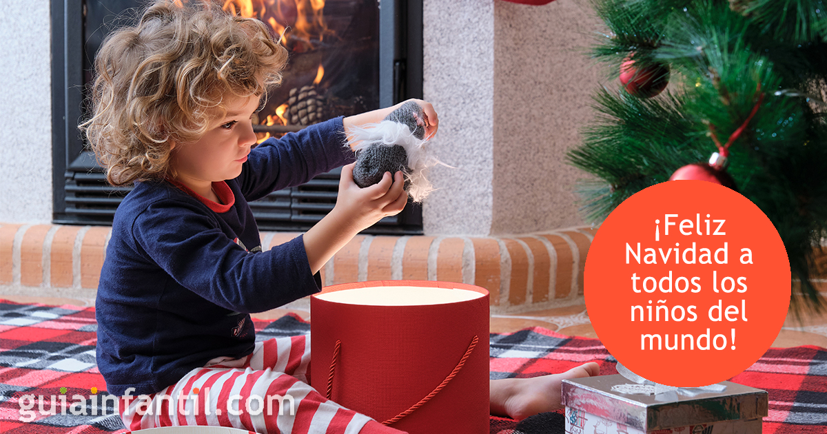 Una vídeo tarjeta navideña con frases de Navidad