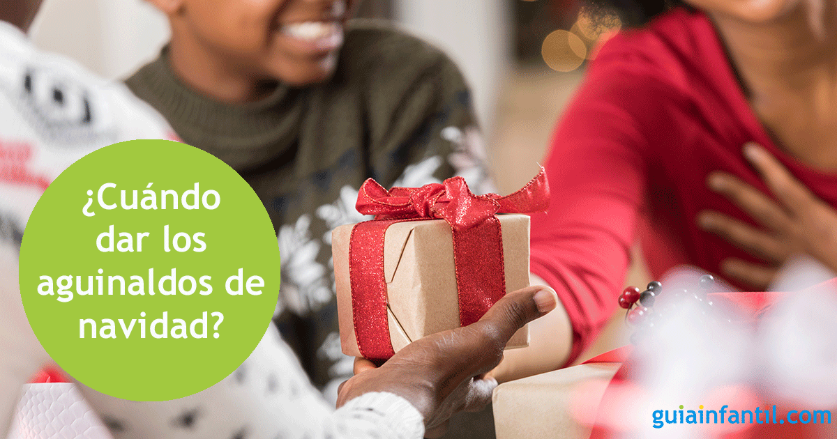 cuando dar los aguinaldos navideños