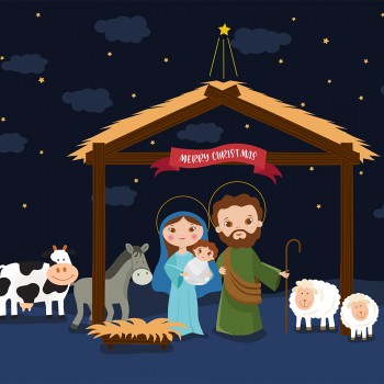 Pastorela corta de Navidad para niños de preescolar o kínder - Posadas