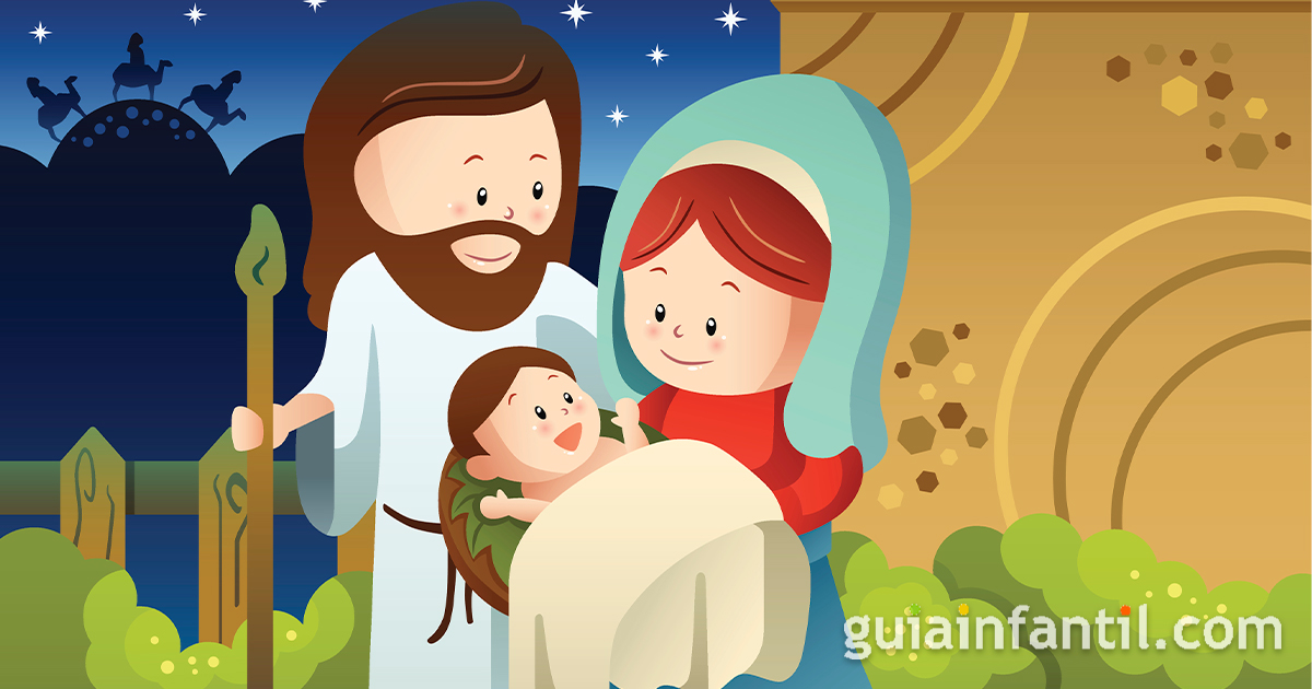 Nacimiento del niño Jesús para niños
