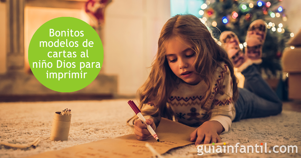 Unos modelos de cartas al niño Dios en Navidad