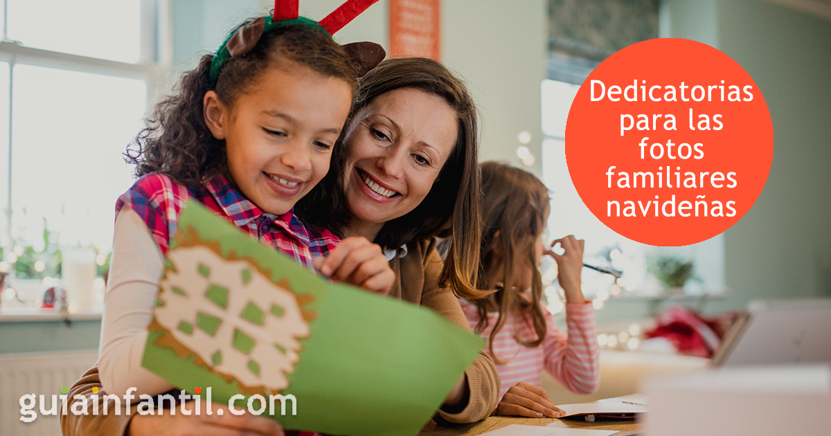 Unos mensajes navideños como felicitación de los niños