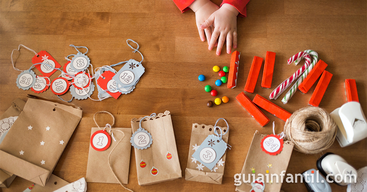 Celendario de adviento paso a paso