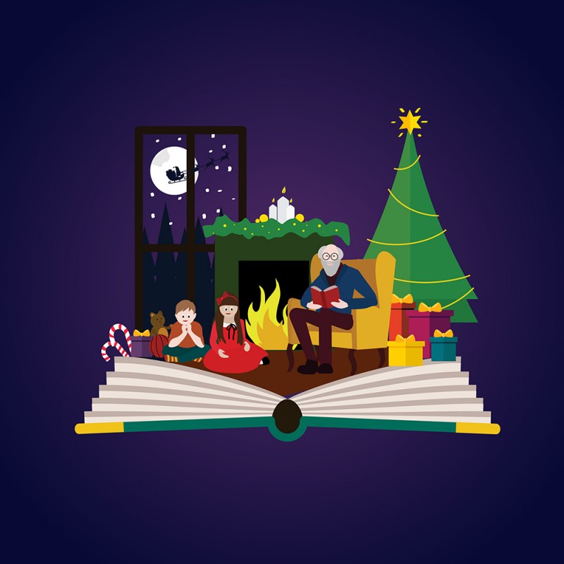 Bonitos cuentos de Navidad cortos para niños de 4 a 5 años (¡Hermosos!)