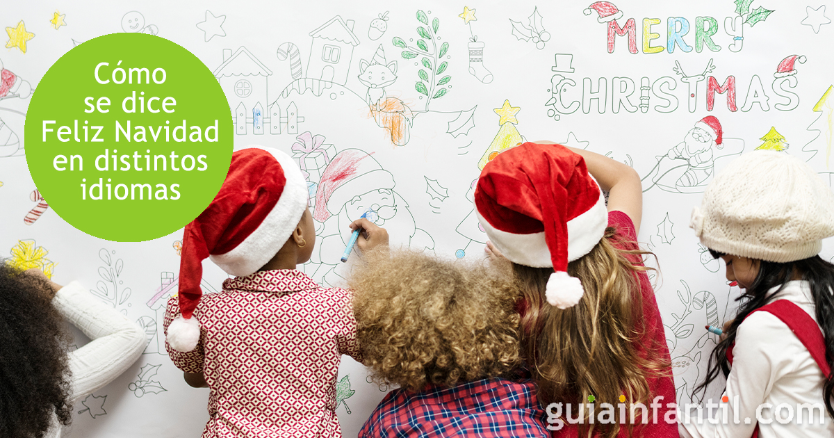 Feliz Navidad en distintos idiomas