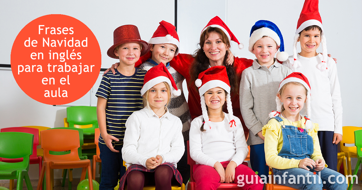Las frases de Navidad en inglés para los niños