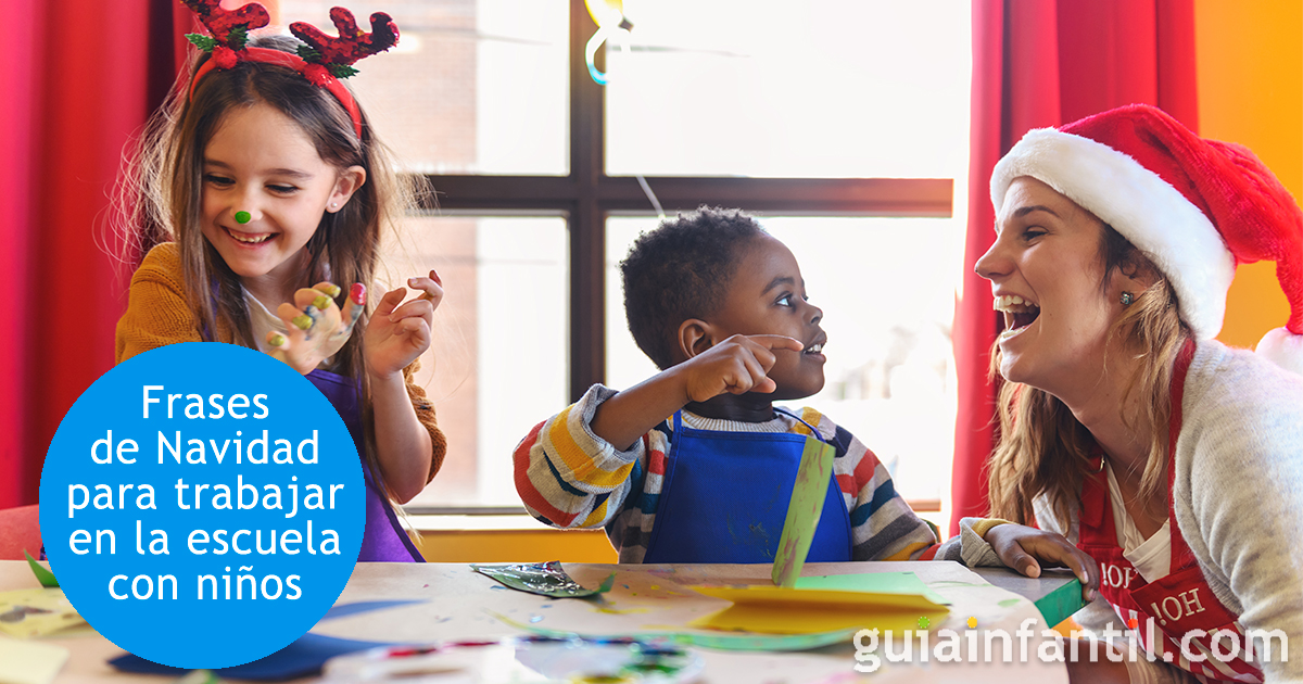 Frases de Navidad para trabajar en la escuela - Recursos para maestros