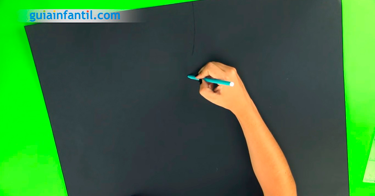 Trazado de gorro de bruja