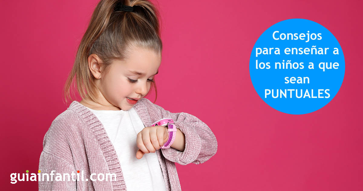 la puntualidad en la educación de los niños