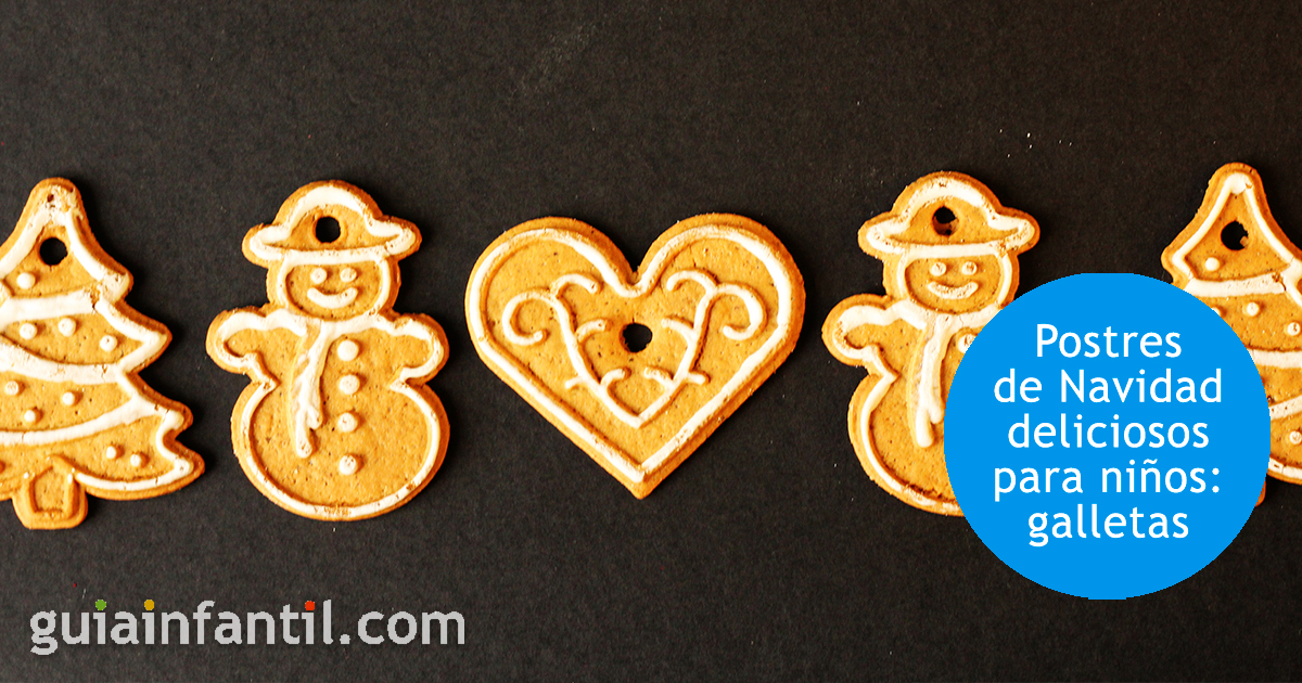 Ricas recetas de galletas de navidad para niños