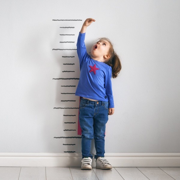 DIY: cómo hacer un medidor de altura para niños - Shakingcolors