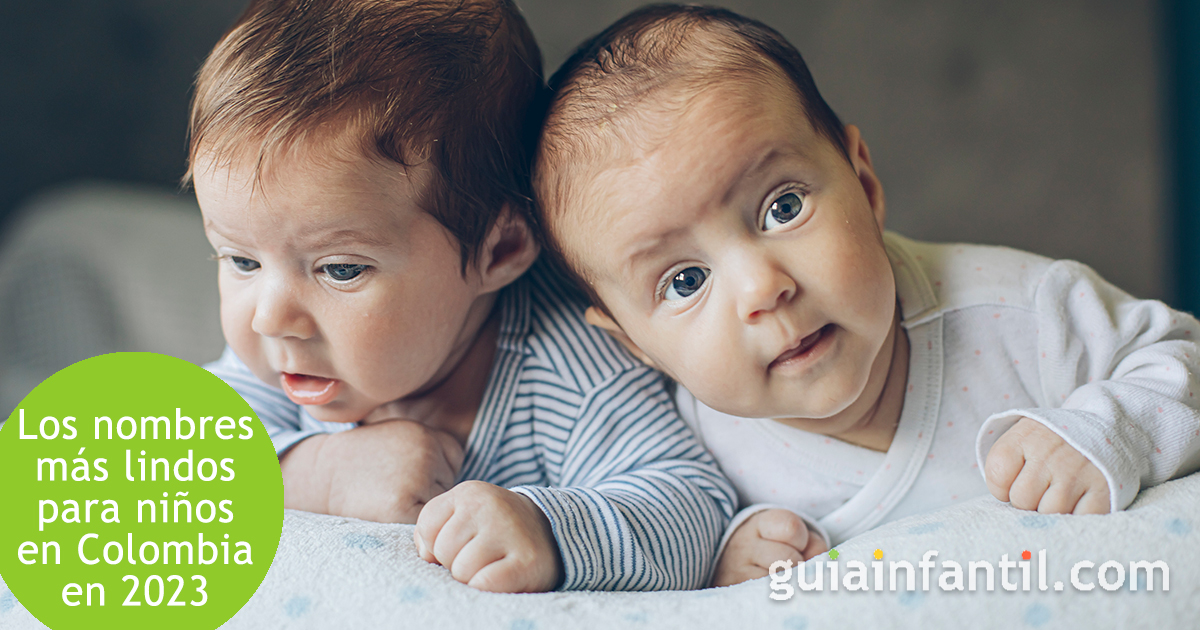 Nombres populares colombianos para niños