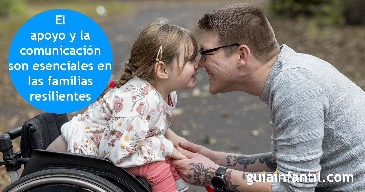 el apoyo entre todos de la familia resiliente