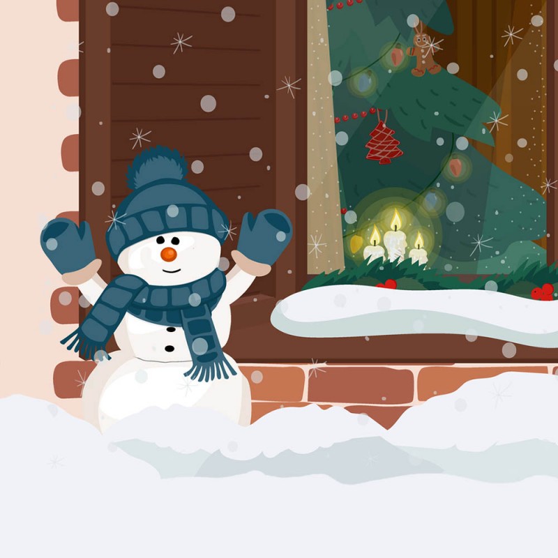 El muñeco de nieve. Cuento de navidad para niños