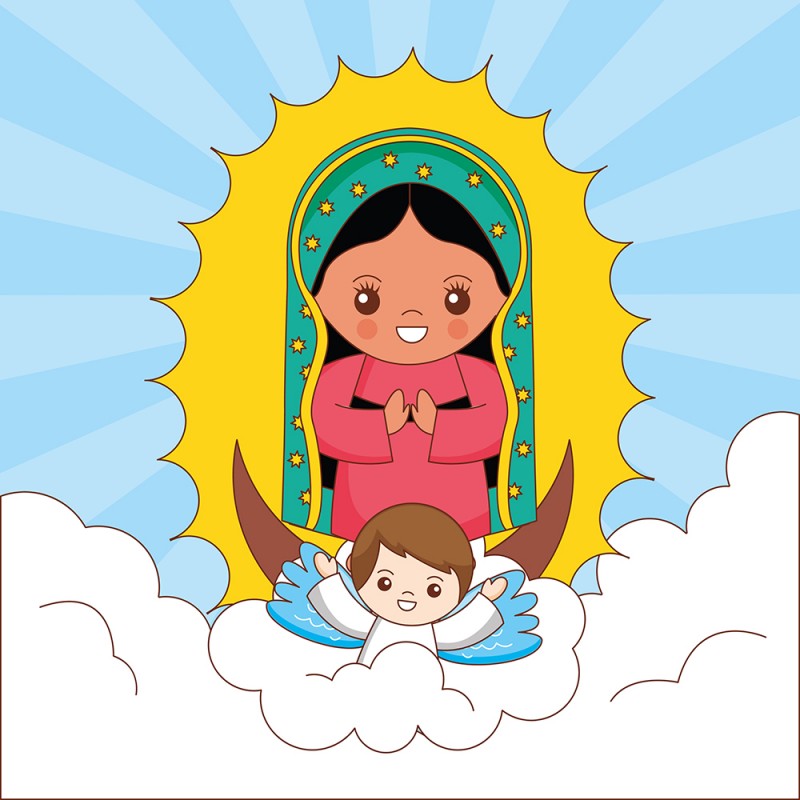 La Virgen de Guadalupe y los niños. Actividades para el 12 de diciembre