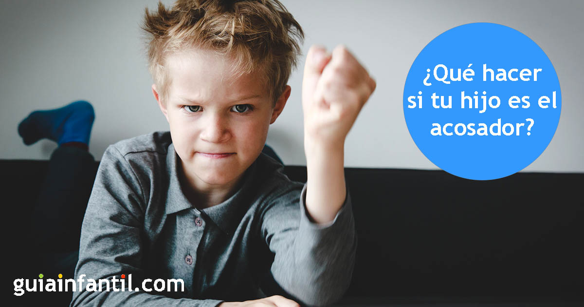 perfil de un niño acosador