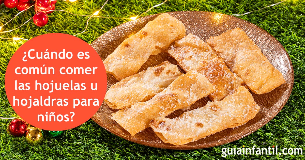 Época del año es que es común comer hojuelas u hojaldras