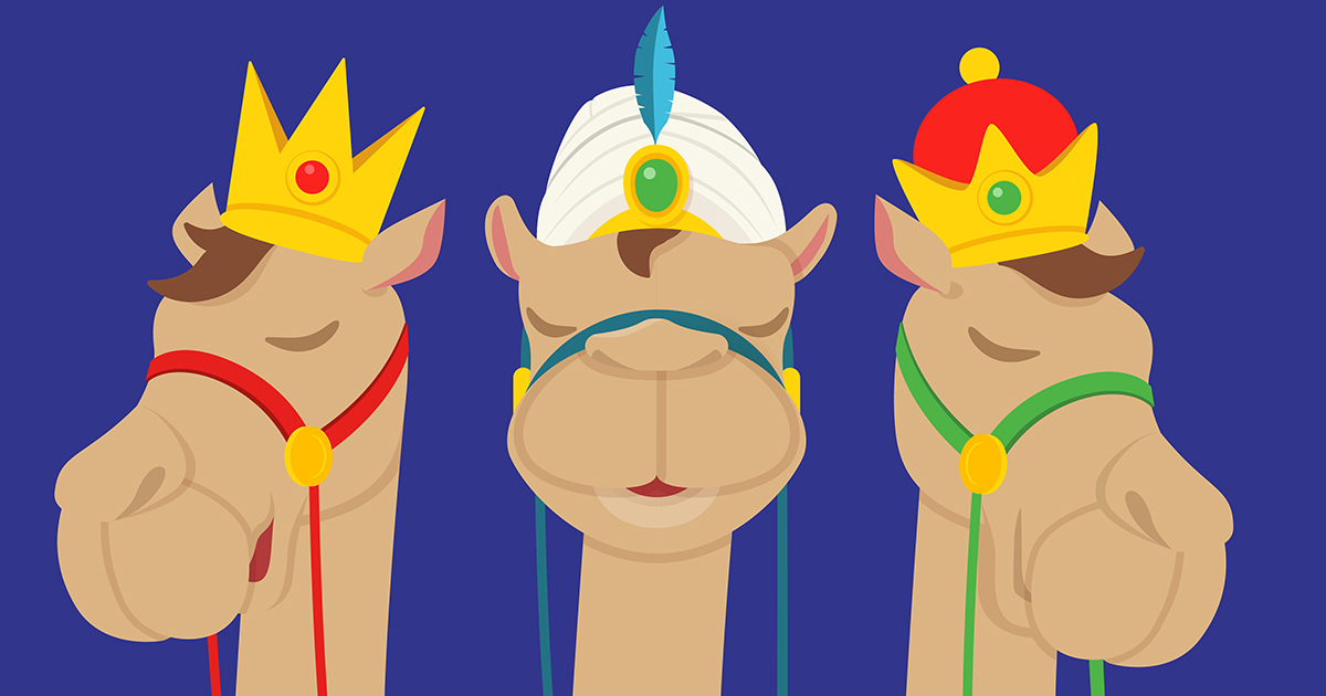  Cómo hacer las huellas de los Reyes Magos y sus camellos ¡sorpresa!
