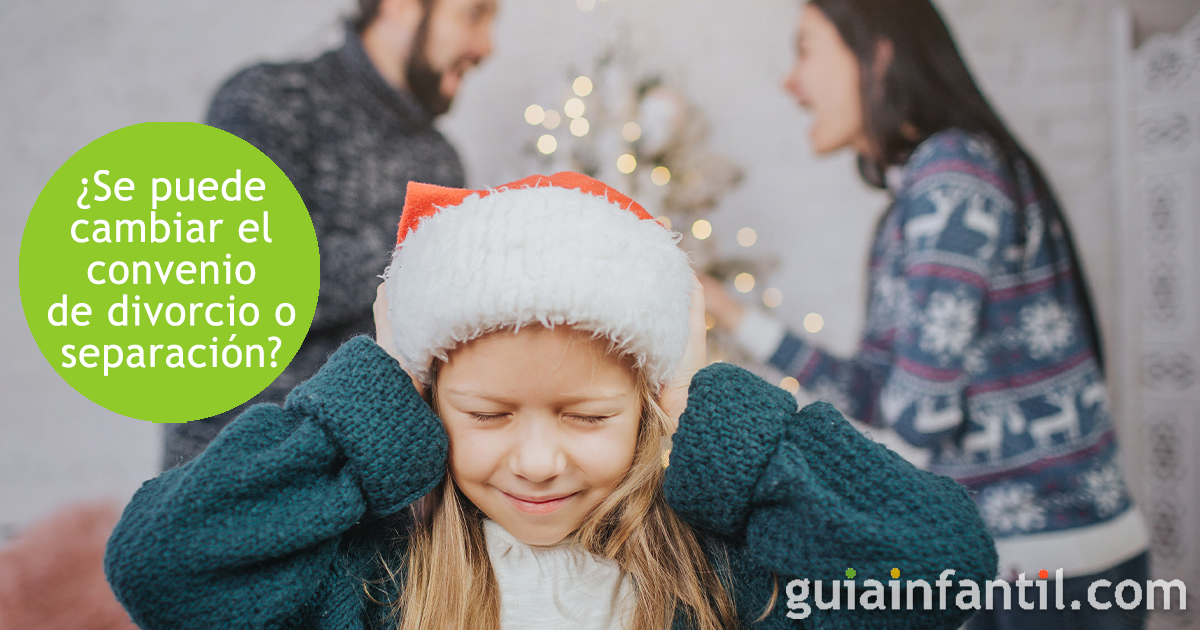 Cambiar el convenio de divorcio o separación