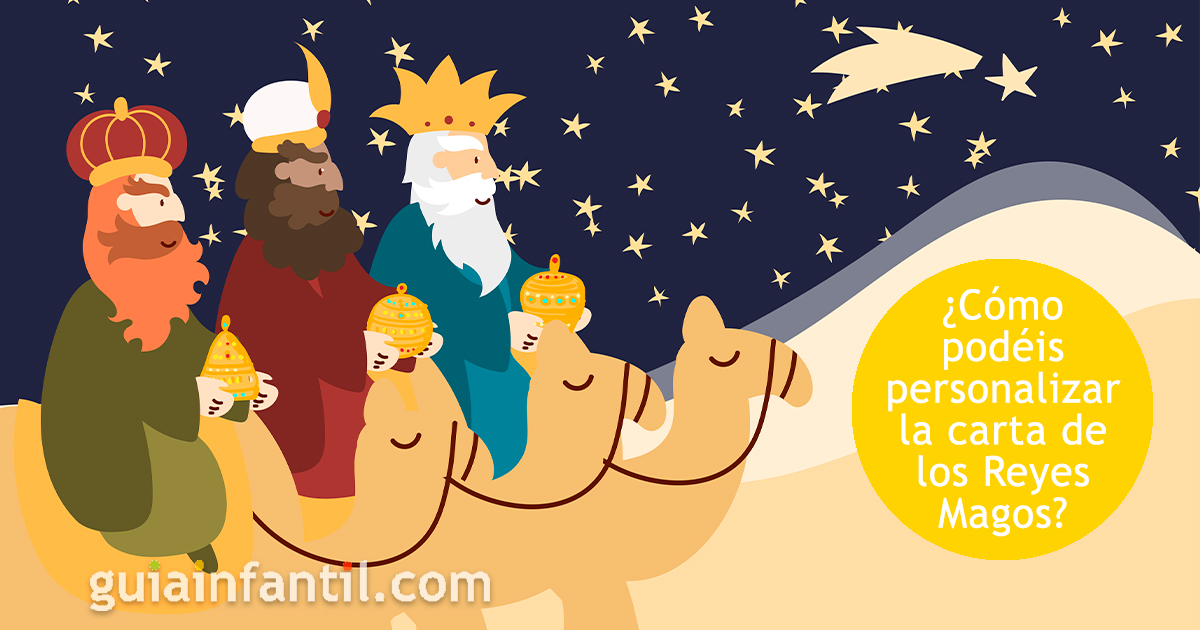Carta personalizada para los Reyes Magos