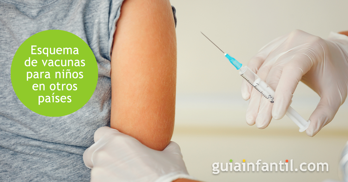Esquema de vacunas para niños en otros países del mundo