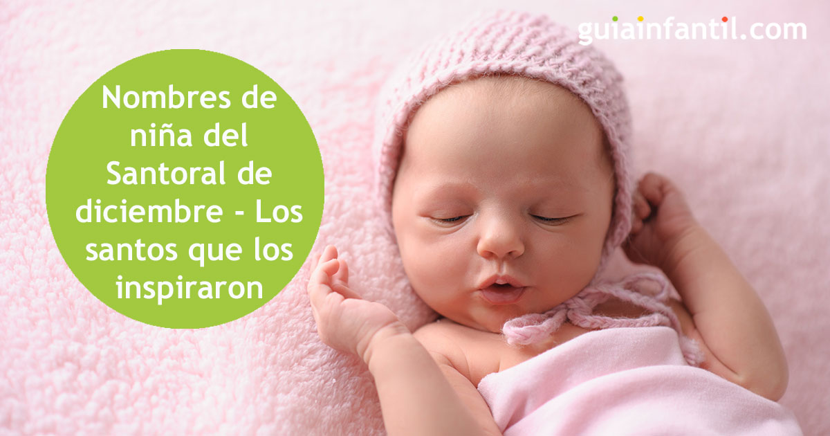 Nombres de niña del Santoral de diciembre