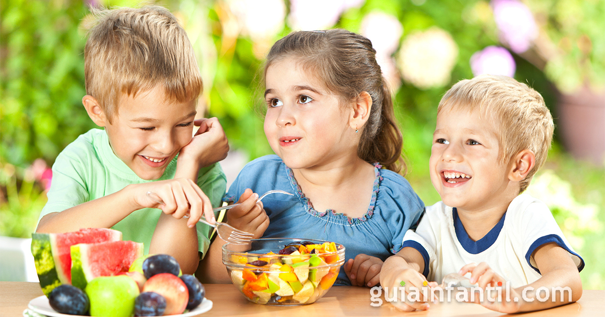 Alimentos sanos para niños de 4 a 6 años