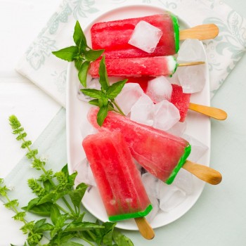 Polos de sandía: Para que los niños tomen fruta