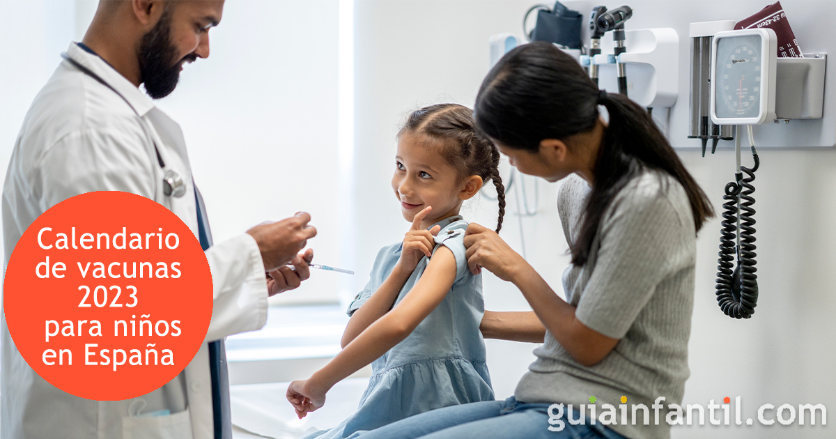 El calendario de vacunas de 2023 para niños en España
