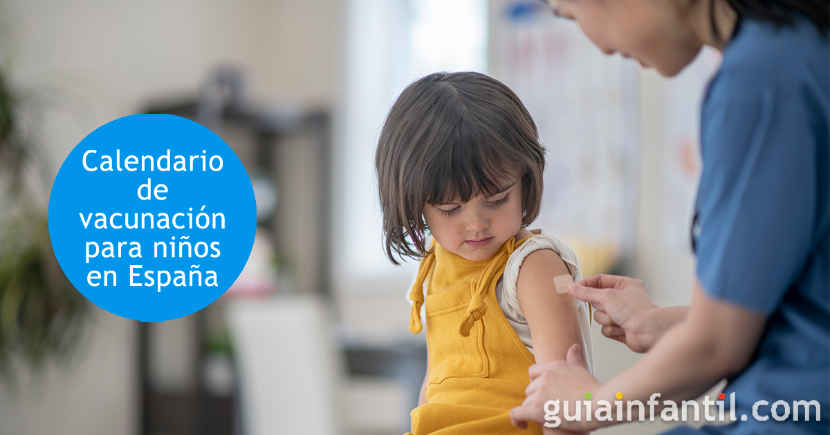La vacunación infantil 2023 según las edades en España