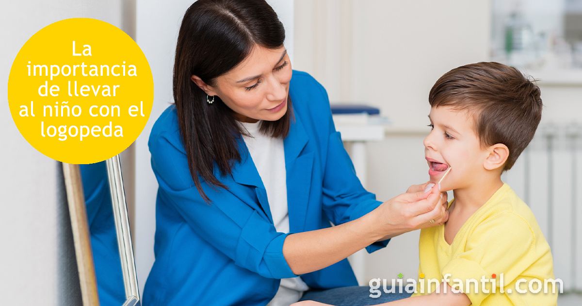 La importancia de llevar al niño con el logopeda
