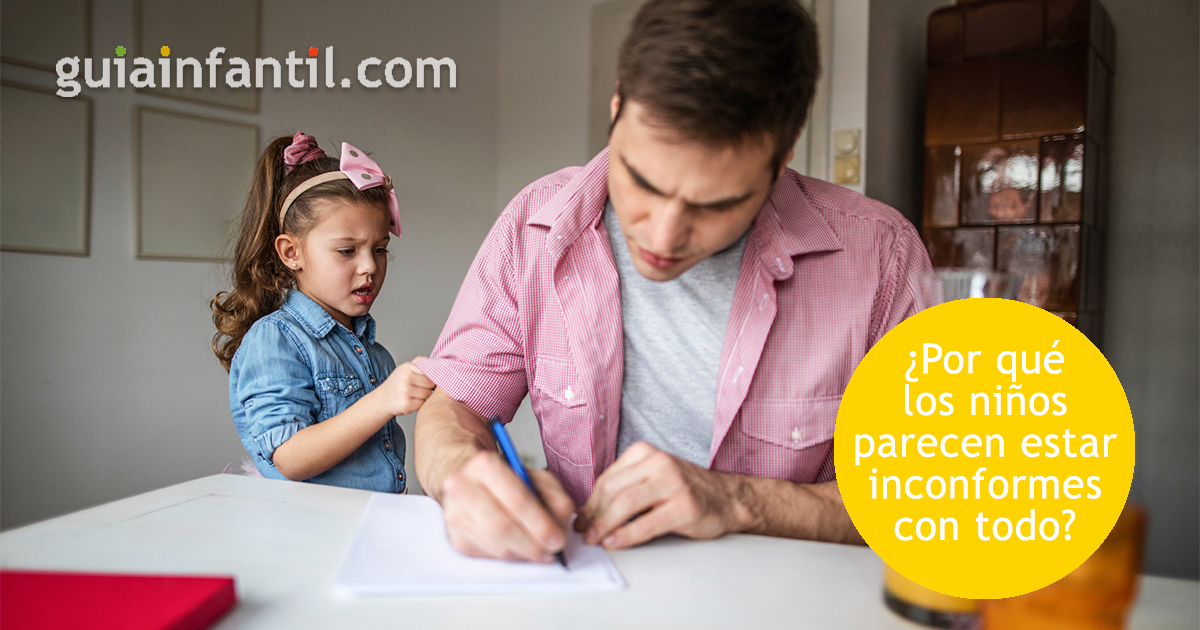 Niños que todo el tiempo están inconformes