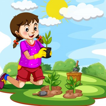 Con versos cuidan la Tierra - Poema corto del medio ambiente para niños