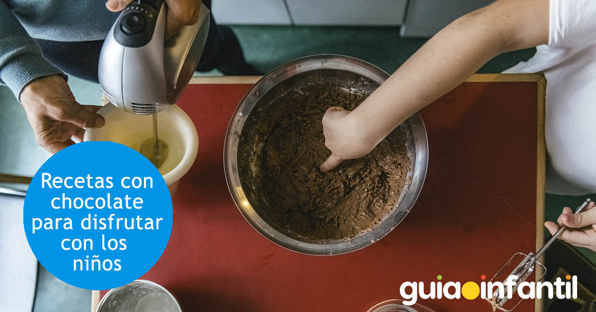 recetas con chocolate para niños