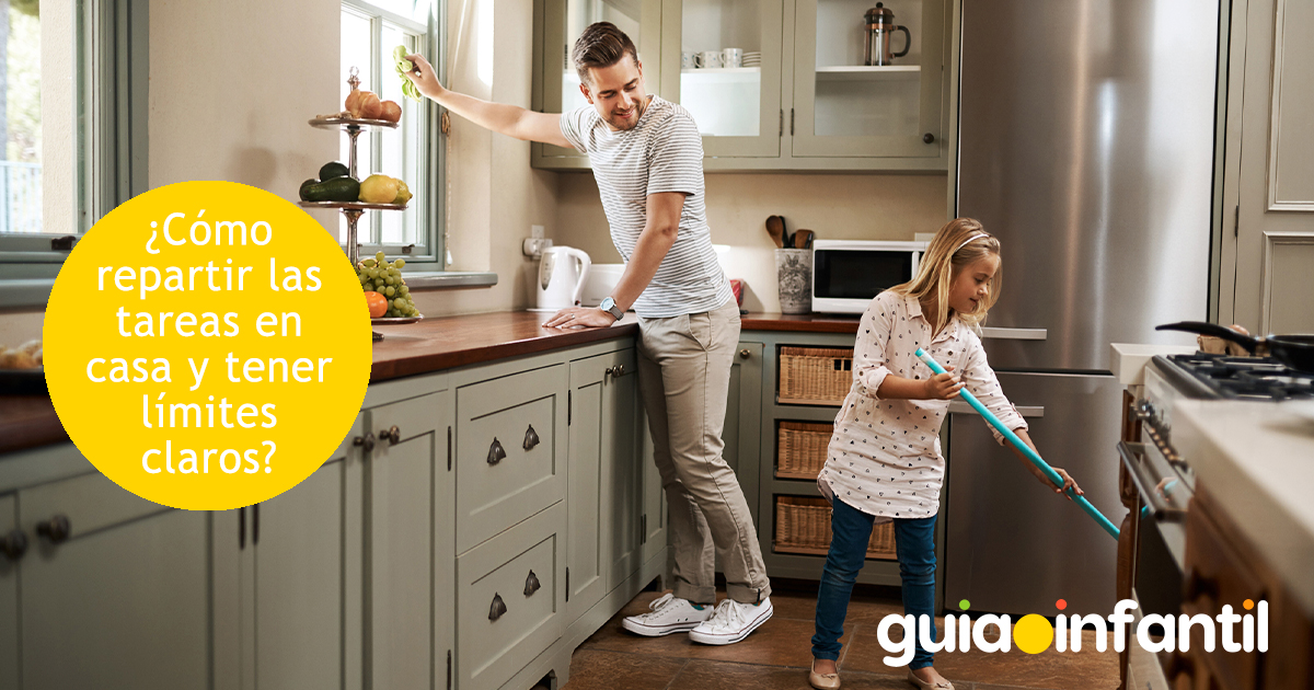 Repartir las tareas a los niños y establecer límites según Montessori