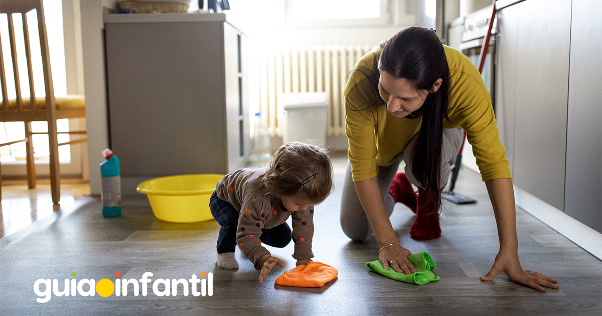 Limpieza del hogar según Montessori