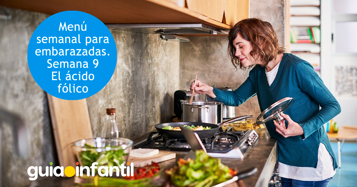 Menú semanal para embarazadas de 9 semanas