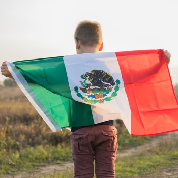 Valores nacionales - Historia de la Bandera de México para niños