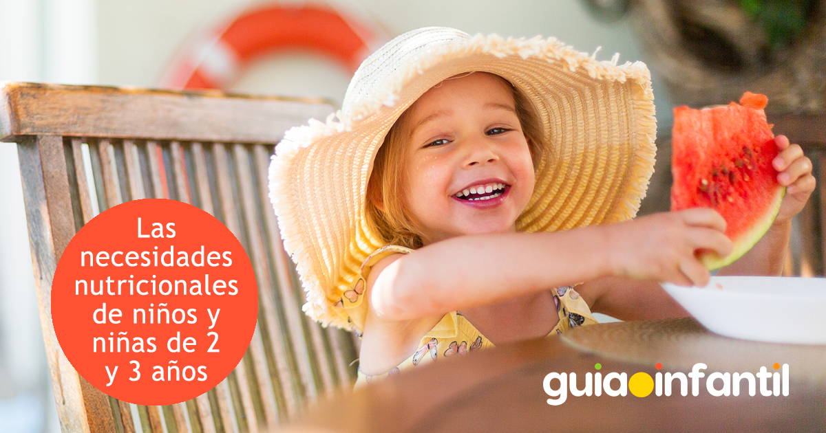 Alimentación de los niños de 2 y 3 años