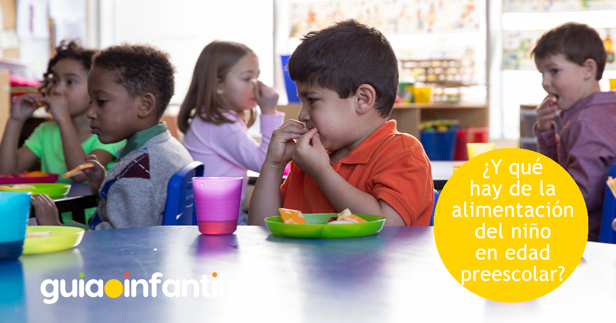La alimentación de los niños de preescolar