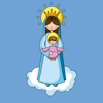 Enseñar a los niños la oración del Ave María con 6 recursos educativos