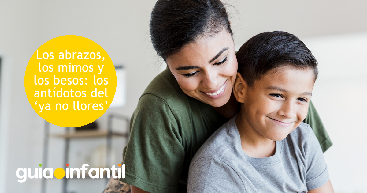 Abrazos y mimos para niños para evitar el 'ya no llores'
