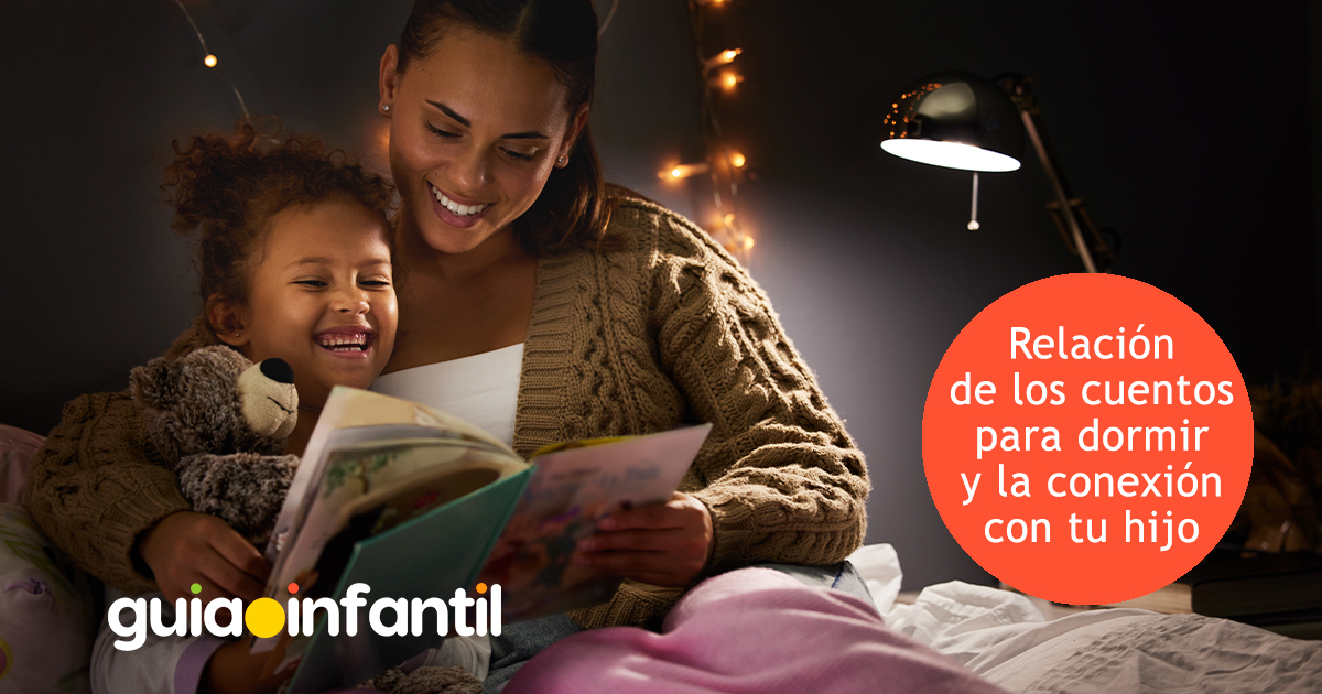 Relación de los cuentos para dormir y la conexión infantil