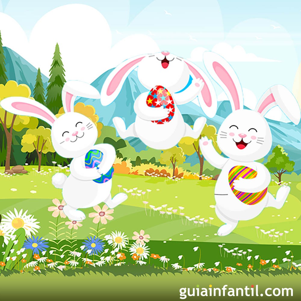 El verdadero conejo de Pascua. Cuento corto para niños