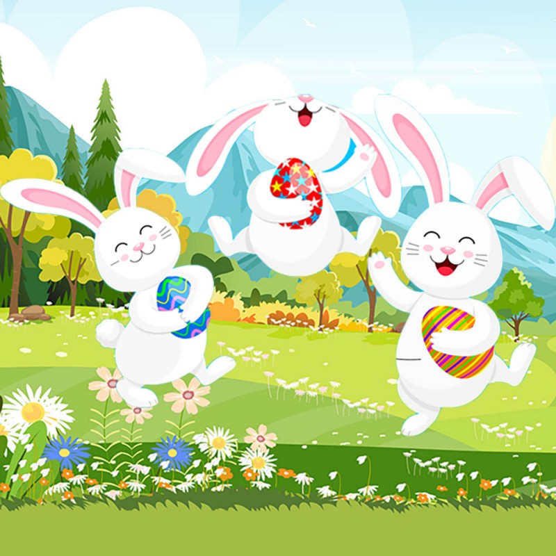 El verdadero conejo de Pascua. Cuento corto para niños