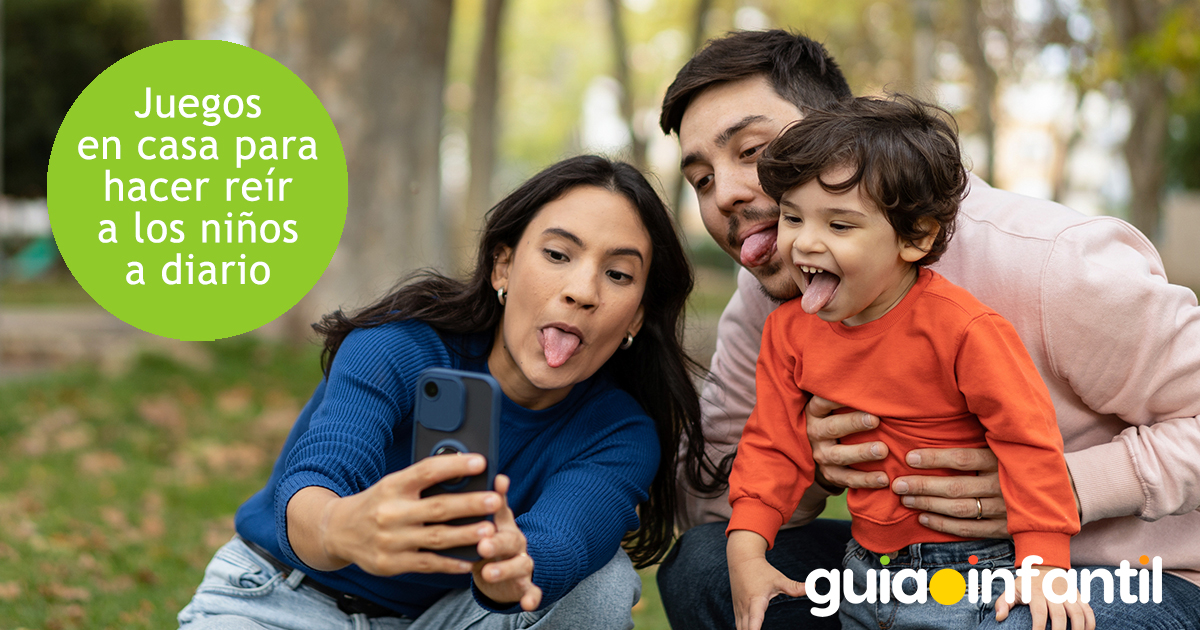 Los juegos en casa para hacer reír a los niños