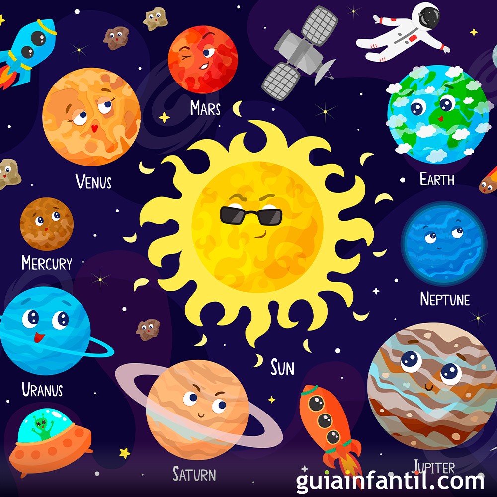Cuento corto del Sistema Solar para niños